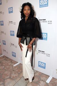 Heather Headley at the celebration honoring Geena Davis as this year's Hollywood Hero.