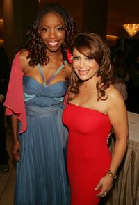 Heather Headley and Paula Abdul at the 32nd Annual Vision Awards.