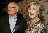Ed Asner and Cloris Leachman at the celebration for Cloris Leachman's 60 years in show business.