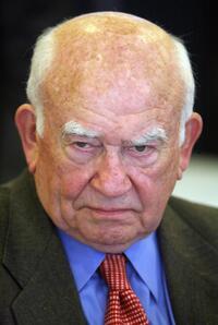 Ed Asner and Alan Rosenberg at the National Press Club.