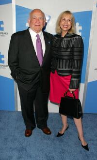 Ed Asner and wife Cindy Gilmore at the "One Night Only: A Concert For Autism Speaks".