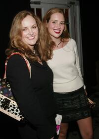 Patricia Hearst and Gillian at the Zang Toi Spring/Summer 2004 Fashion Show during the Mercedes-Benz Fashion Week.