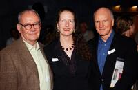 Buck Henry, Jennifer Kellen and Doug Chrismas at the Santa Monica Museum of Arts Party.