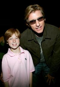 Trevor Heins and Denis Leary at the after party of the New York premiere of "Rescue Me."