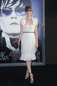 Bella Heathcote at the California premiere of "Dark Shadows."