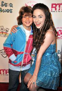 Jonathan Morgan Heit and Brittany Curran at the launch of the Lollipops and Rainbows Foundation.