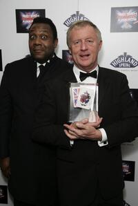 Lenny Henry and Chris Tarrant at the British Comedy Awards 2006.