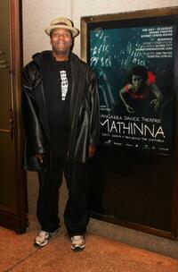 Lenny Henry at the opening night of the Bangarra Dance Theatre.