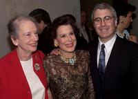 Anne Kaufman Schneider, Kitty Carlisle Hart and Todd Haimes at the party of the opening of "The Man Who Came to Dinner."