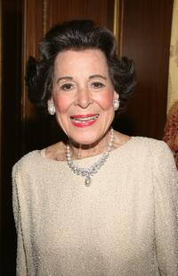 Kitty Carlisle Hart at the Bal Du Prentemps Benefit for Parkinsons Disease Foundation.