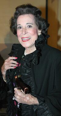 Kitty Carlisle Hart at the 10th annual Awards & Gala Benefit Dinner.