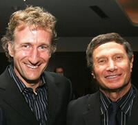 Brian Henson and producer Bill Haber at the after party of the screening of "Nightmares and Dreamscapes."