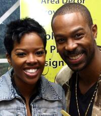 Malinda Williams and Darrin Dewitt Henson at the Distinctive Asset Gift & Lounge during the 36th Annual NAACP Image Awards.