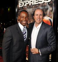 Darrin Dewitt Henson and Producer John Davis at the premiere of "The Express."