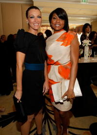 Natalie Zea and Taraji P. Henson at the 8th Annual Awards Season Diamond Fashion Show.