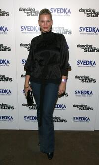 Natasha Henstridge at the "Dancing With The Stars Finale" after party.