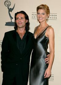James Callis and Tricia Helfer at the 2005 Creative Arts Emmy Awards.