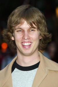 Jon Heder at the party before the opening night of Drive-In Movies At The Rock with "The Garden State" in New York. 