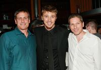 John Hegeman, Garrett Hedlund and Ian Jeffers at the after party of the premiere of "Death Sentence."