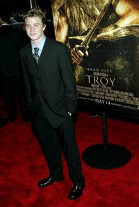 Garrett Hedlund at the New York premiere of "Troy."