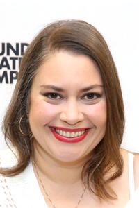 Vanessa Aspillaga at the Meet & Greet for the cast of "Amy and the Orphans" in New York City.