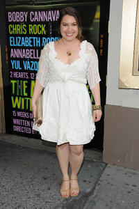Vanessa Aspillaga at the Broadway Opening Night of "The Motherf**cker With The Hat" in New York.