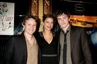 Damon Herriman, Holly Andrew and Abe Forsythe at the 2007 Movie Extra Filmink Awards.