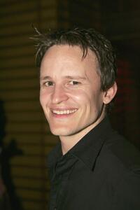 Damon Herriman at the cocktail party of "Love My Way."