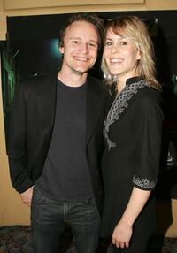 Damon Herriman and Ainslie McGlynn at the premiere of "The Magician."