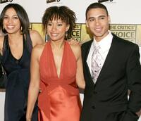 Rosario Dawson, Tracie Thoms and Wilson Jermaine Heredia at the 11th Annual Critics Choice Awards.