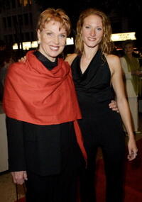 Mariette Hartley and Guest at the opening night of the play "Kiss Me Kate."
