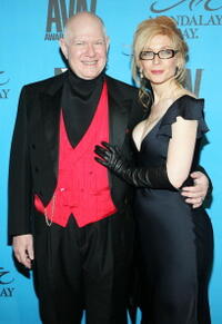 Ernest Greene and Nina Hartley at the 24th Annual Adult Video News Awards.