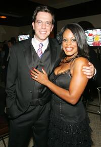 Ed Helms and Niecy Nash at the Comedy Central Emmy after party.