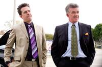Ed Helms as Paxton Harding and Alan Thicke as Stu Harding in "The Goods: Live Hard. Sell Hard."