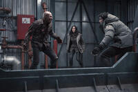 Andrew Stehlin, Amber Sainsbury and Josh Hartnett in "30 Days of Night."