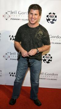 Jason Hervey at the Jeff Gordon Foundation Poker Classic.