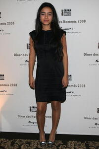 Hafsia Herzi at the Cesar Awards nominee dinner.