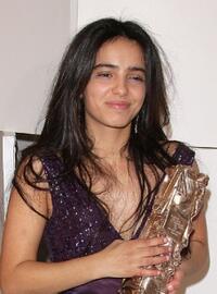 Hafsia Herzi at the Cesar Film Awards 2008.