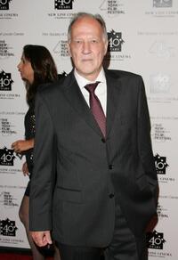Werner Herzog at the New Line Cinemas 40th Anniversary celebration at Lincoln Centers Fredrick P. Rose Hall.