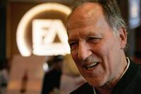 Werner Herzog speaks at the Directors Guild of America.
