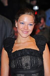 Hannah Herzsprung at the premiere of "The Reader" during the 59th Berlin Film Festival.
