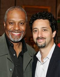 James Pickens Jr. and Writer Grant Heslov at the AFI Awards Luncheon 2005.