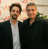 Grant Heslov and George Clooney at the AFI Awards Luncheon 2005.