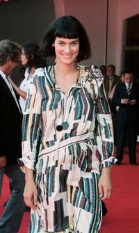 Clotilde Hesme at the premiere of "Les Amants Reguliers" during the 62nd Venice Film Festival.