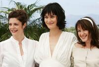 Chiara Mastroianni, Clotilde Hesme and Ludivine Sagnier at the photocall of "Les Chansons D'Amour" during the 60th International Cannes Film Festival.