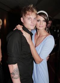 Toby Hemingway and Stana Katic at the premiere of "Feast of Love."