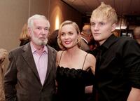 Director Robert Benton, Radha Mitchell and Toby Hemingway at the premiere of "Feast of Love."