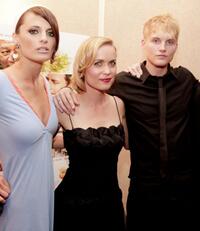 Stana Katic, Radha Mitchell and Toby Hemingway at the premiere of "Feast of Love."