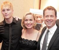 Toby Hemingway, Radha Mitchell and Greg Kinnear at the premiere of "Feast of Love."