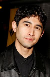 Jonathan Hernandez at the premiere of "The Hammer."